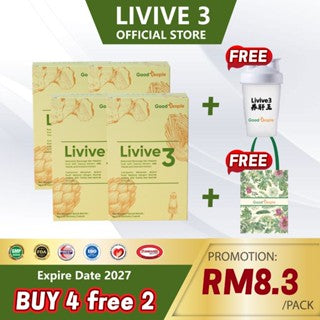 Livive3【RM498 - 4 BIG + 1 Canvas Bag + 1 Shaker】